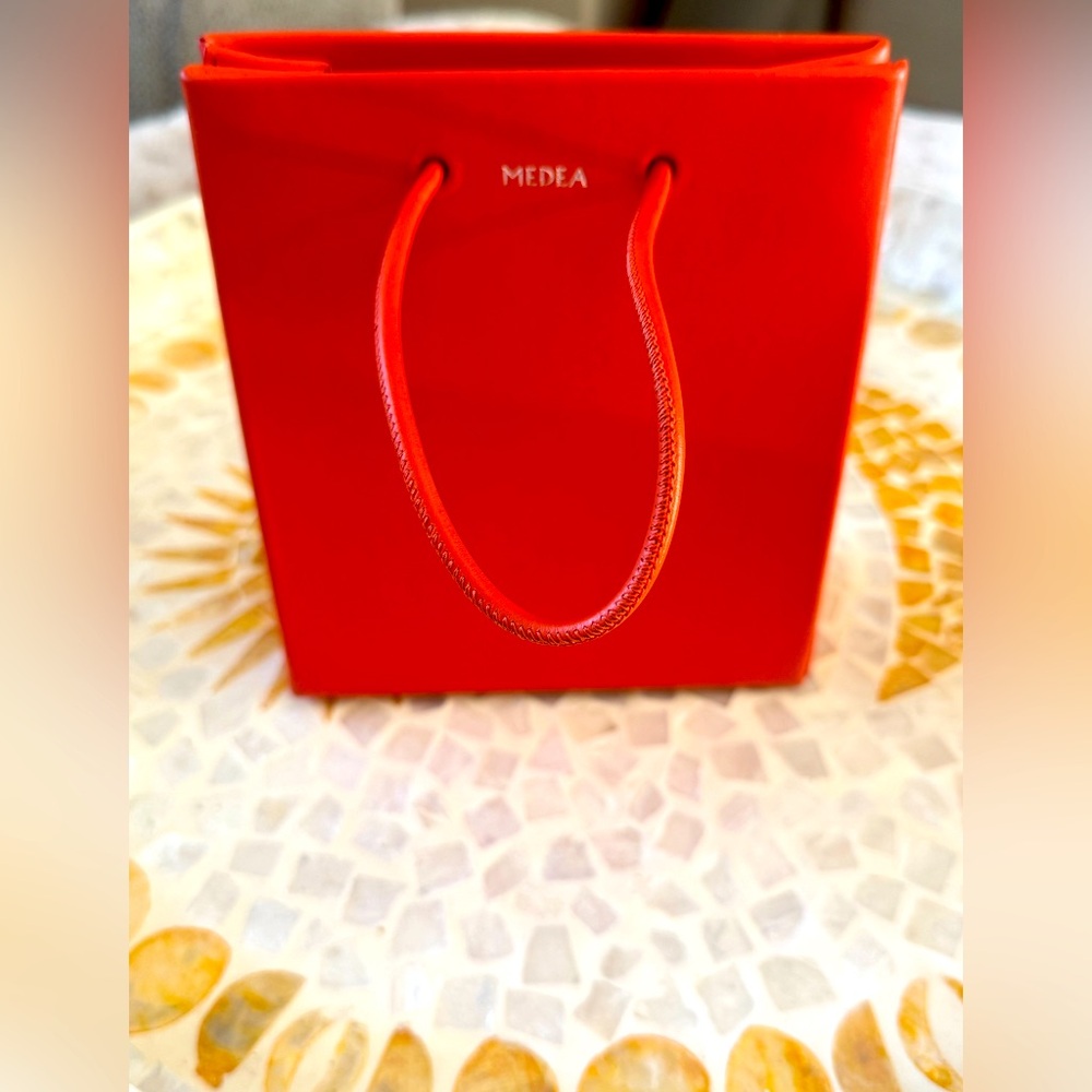 Medea Short Handbag DARK ORANGE